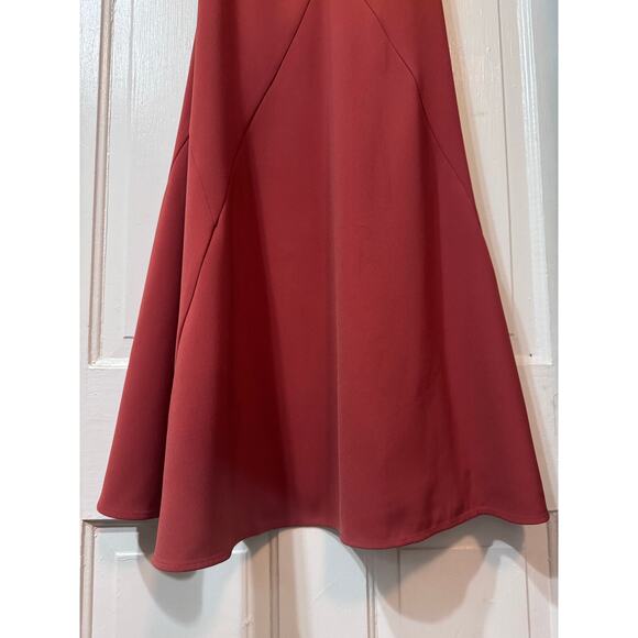 NWT Thakoon Rust Orange Slip Dress Size 4 - Picture 3 of 12